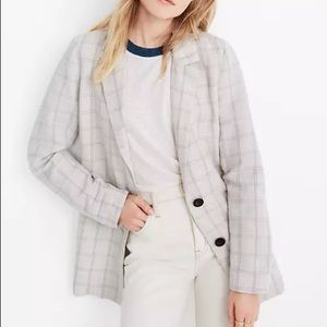 Madewell Dorset blazer in windowpane